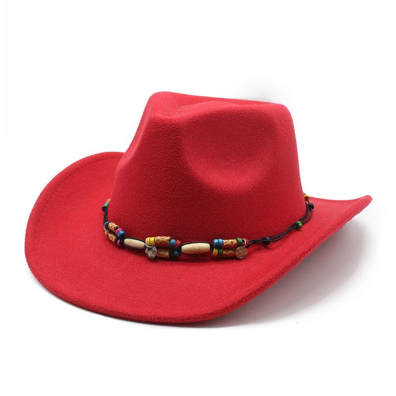 British Wool Western Ethnic Cowboy Hat