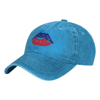 American Flag Lips Fashion Classic Cotton Men Trucker Hat Summer Breathable Women Cowboy Cap Outdoor Leisure Basketball Caps