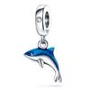 925 Silver Luminous Blue Ocean Series Octopus Starfish Charms Beads For Women Fit Bracelet DIY Jewelry Gifts