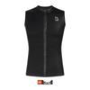 Top de neopreno sin mangas con forro polar de 3 mm unisex para natación en aguas frías, surf y snorkel.