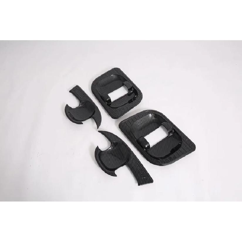 For Toyota HiAce Sixth Generation (H300) - Carbon Fiber Style Door Handle Bowl Cover Cup Cavity Trim