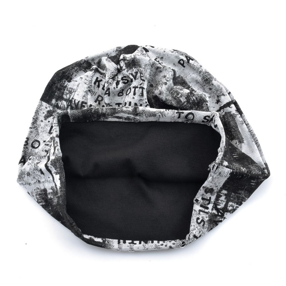Stretchy Slouchy Beanie Hat Tie-dye Streetwear Beanie Retro Skull Cap Beanie  For Men Women