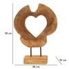 Hasi Sculputre Teak Cm 28X10X38
