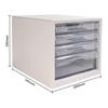 Deli Desktop File Cabinet with Drawers