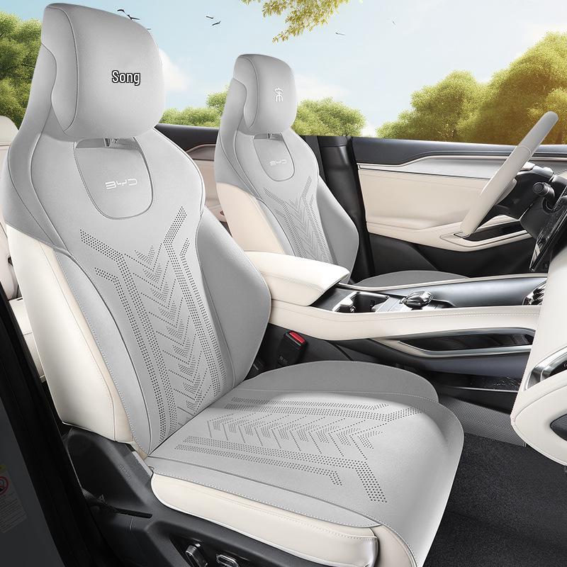 BYD Song L Universal Ventilated Seat Cushion: Four-Season, Semi-Enclosed, Breathable, Sports Minimalist Design
