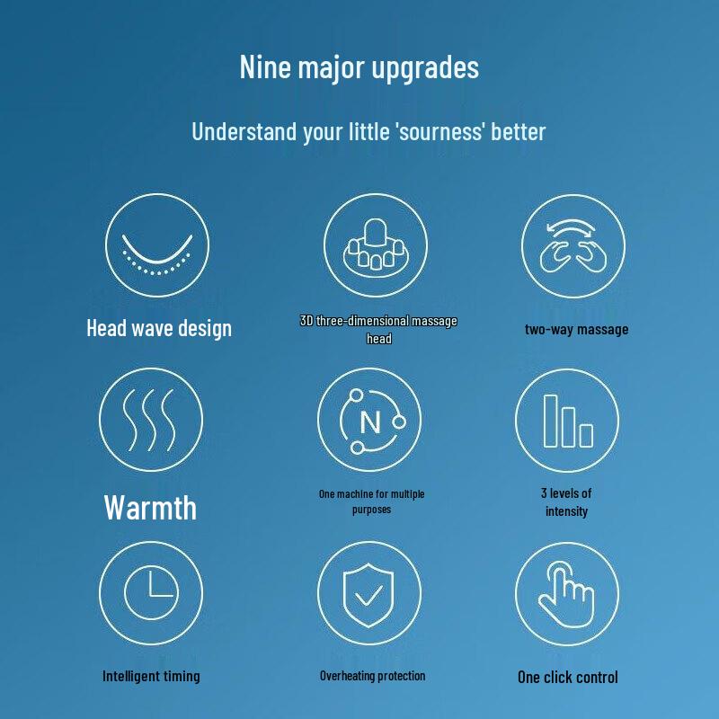 AUX Neck & Waist Massage Cushion