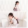 Junior Yukata Set 2 Easy to Dress (Separate, Obi, Pieces), Small, (Beige, Small, JSP-24)