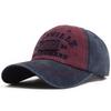 Vintage Fashion Washed Baseball Cap Patchwork Design Cotton Men Women Soft Top Dad Hat Casual Sports Visor Snapback Adjustable