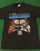 Vintage 90er Tampa Bay Lightning NHL Torwart Grafik VTG Shirt Jugendgröße L 1990er