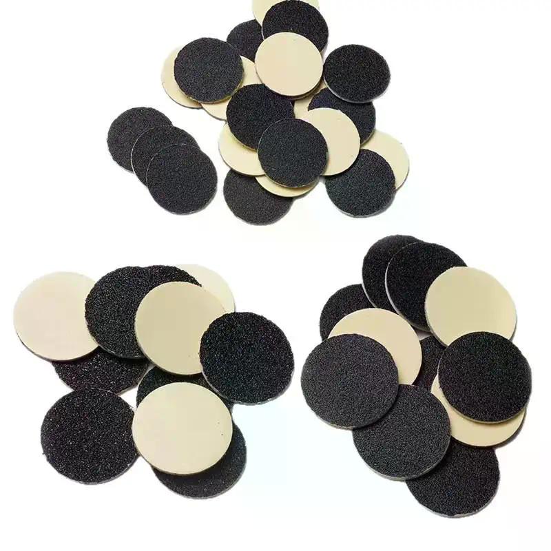 50Pcs White Sanding Paper Discs 15/20/25/35mm for Nail Drill Pedicure Callus Removal