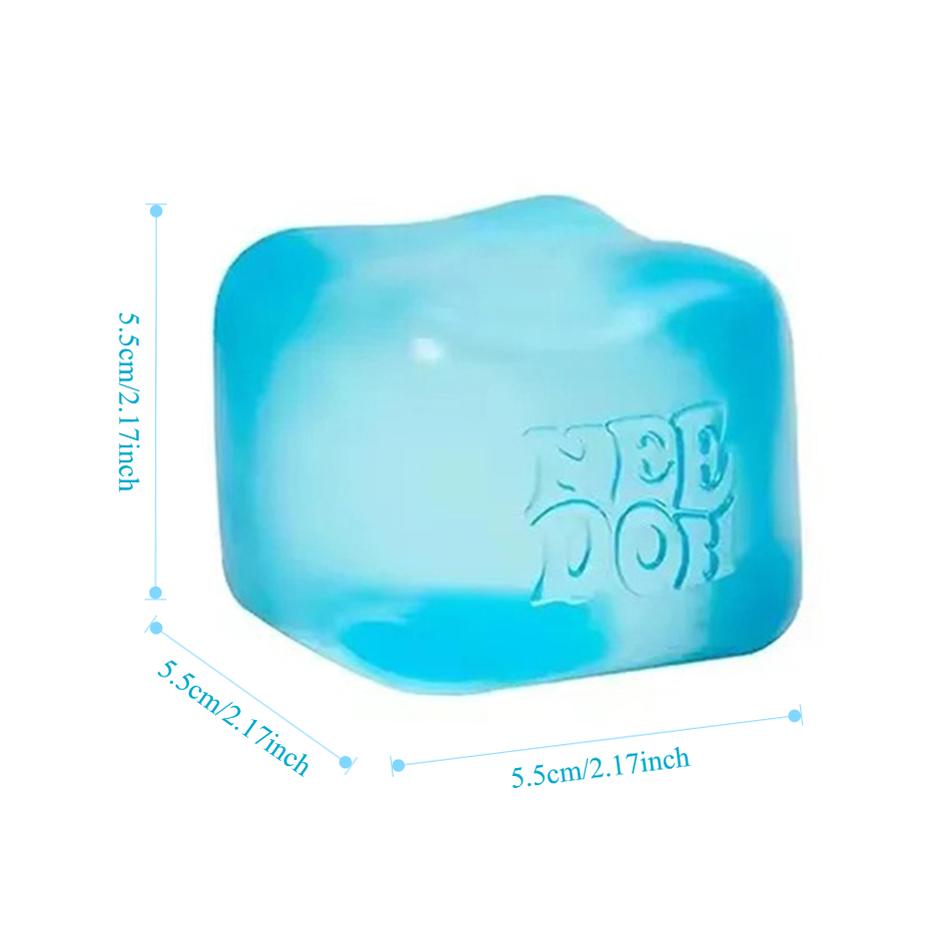 Hotsale Nee-Doh Nice Cube Sensory Squeezing Cube For Stress Relief And Fingertip Release Toy For Adult Pinching And Playing Gift
