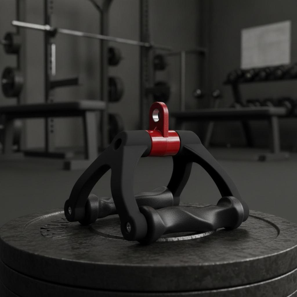 Heavy-Duty V-Shaped Cable Handle Ergonomic V-Bar Attachment Lat Pull