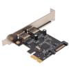 PCIE To USB 3.0 Expansion Card 2 Ports 5Gbps Transmission Rate USB Hot Swap USB 3.0 Expansion Card For Win XP for Vista