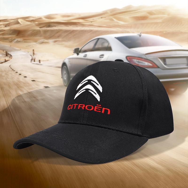 Car Duck Tongue Cap Embroidery Logo Baseball 3D Hats Adjustable Casual Trucket Hip hop For Citroen C1 C2 C3 Vts C4 Saxo C4L C5