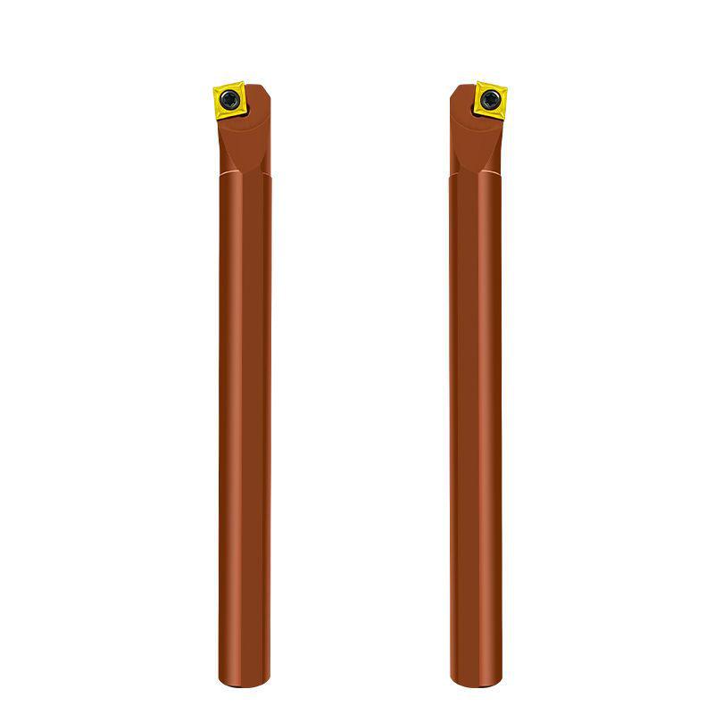 Shockproof CNC Bore Reaming & Lathe Tool S08K-SCKCR09 - Spring Steel Boring Bar for Small Bore.