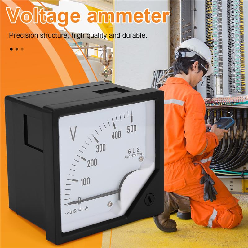 A96I-6L2 Voltmeter Pointer Type Voltage Meter Mechanical Header