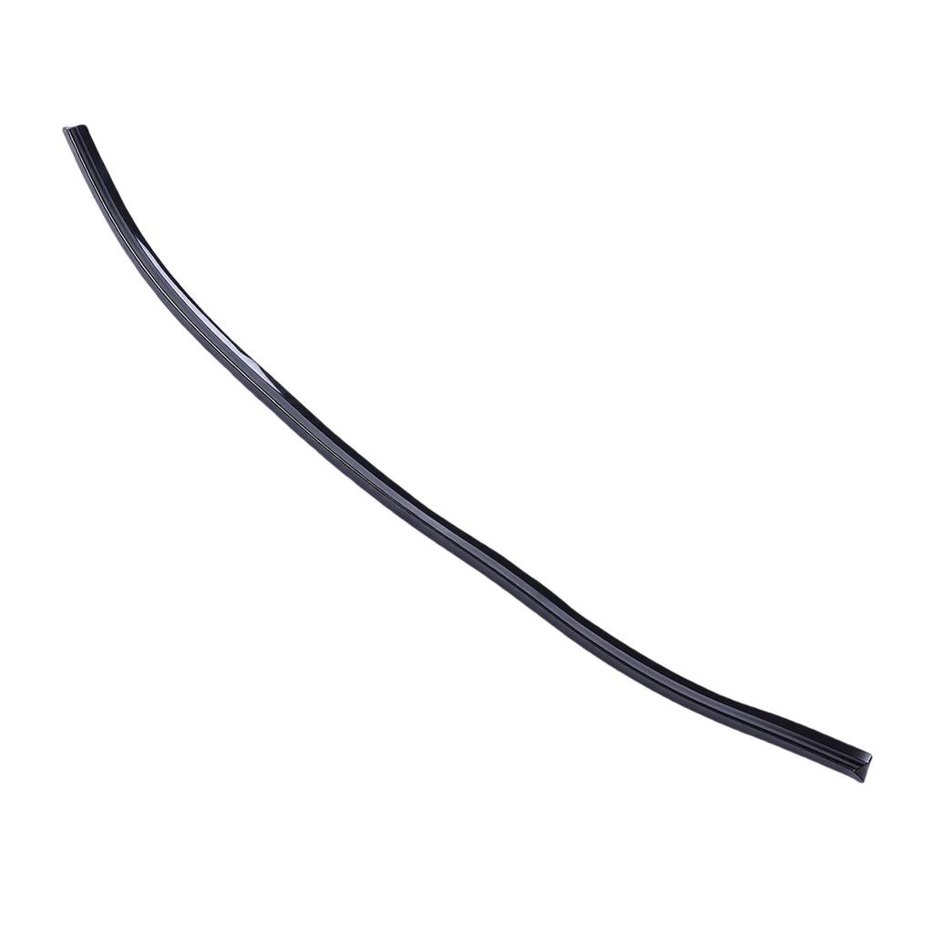 Car Rear Spoiler Roof Lip Rubber Low Noise Double Sides Adhesive Trunk Spoiler Trim Strip Sticker Black