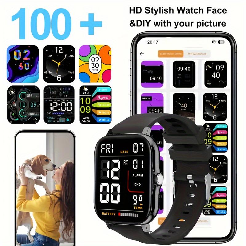 Smart Watch Answer Make Call Message Preview Sport Mode DIY Dial Sleep Monitor Smart Watch for Men Women Gifts