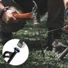Venkovní kolíky do země z uhlíkové oceli Silné kolíky do země pro stan s vysokou pevností Kempingové prodloužené tyče pro přístřešek Fixované Větruodolné Kempingové kolíky