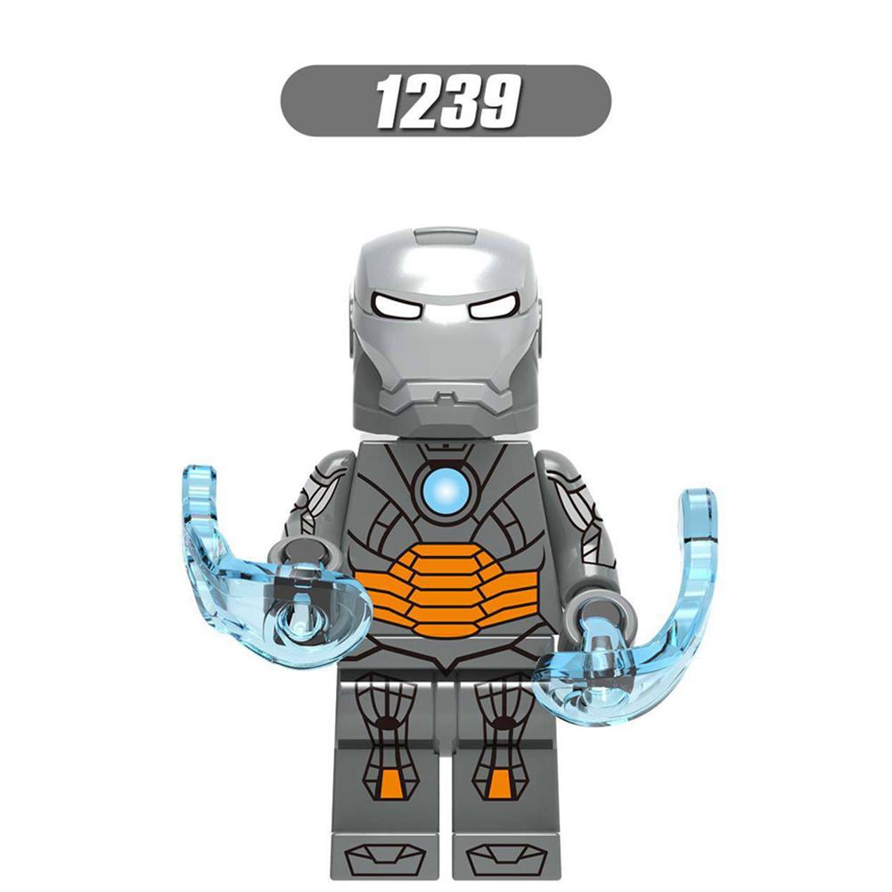 Minifigure Building Blocks Avengers 4 Iron Man Building Bricks Toys Children Early Learning Toys