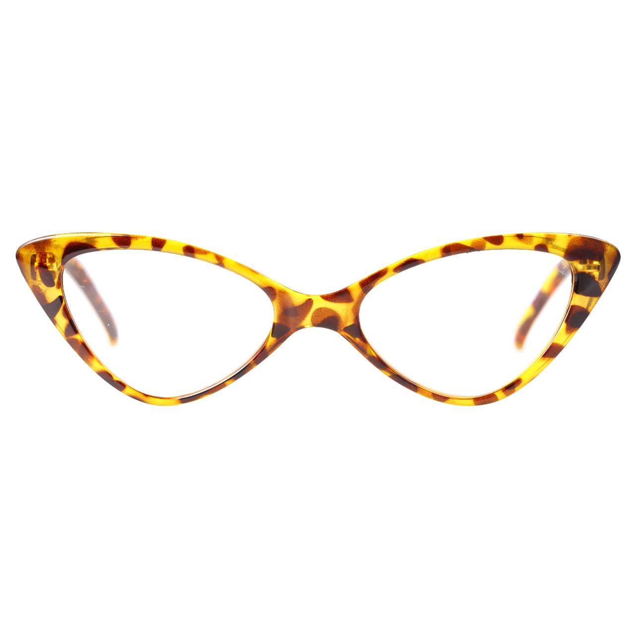 

1pc Anti-Blue Light Cat-Eye Reading Glasses Triangle Full-Rim PC Frame Metal Hinge Construction Unisex Power +1.0 to +3.0 2.5