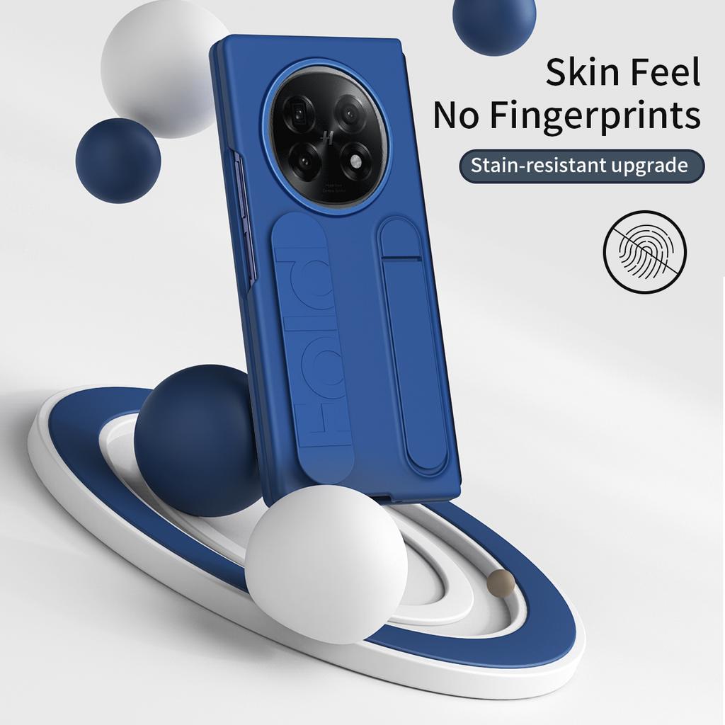 For Oppo Find N5 5G Phone Case Kickstand Wristband PC Silicone Mobile Cover