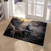 1pc Motorcycle GP Mountain Biking Speed Absorbent Mats Anti-Slip Mats Home Decor Supplies Carpets Home Kitchen Floor Mats