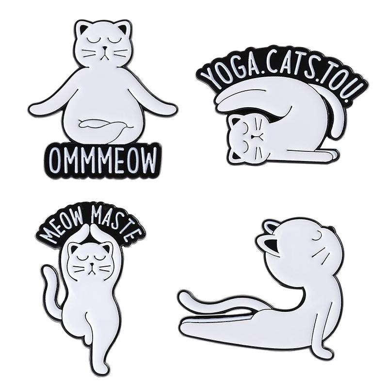 2-10pcs/set Cartoon Animal Collection Enamel Pins Cute Capybara Pet Dogs Cats Brooches Lapel Badge Jewelry Gift For Kids Friends