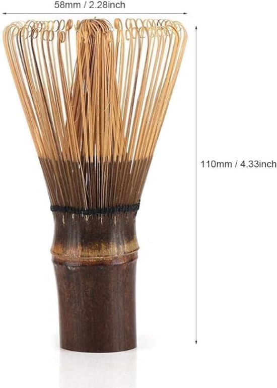 Yamamoto Bamboo Crafts (YAMAMOTOTAKIZAYIKUYA) Made In Japan Tea Ceremony Utensils, Chasen (Chasen), Black Bamboo, with 2 Spikes