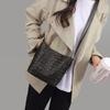Bucket Bag New Women's Bag Autumn and Winter Fashion Shoulder Messenger Bag Premium Commuter Woven Bag