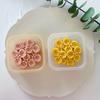 Plastic Mooncake Molds DIY Mooncake Stamps Osmanthus Shaped Baking Moulds Pastry Gadgets 3 Sizes for Mid-Autumn Festival