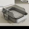 Semi-closed Cat Litter Box Oversized Splash-proof Thickened Cat Toilet Pet Supplies Cat Litter Box Oversized Deodorant