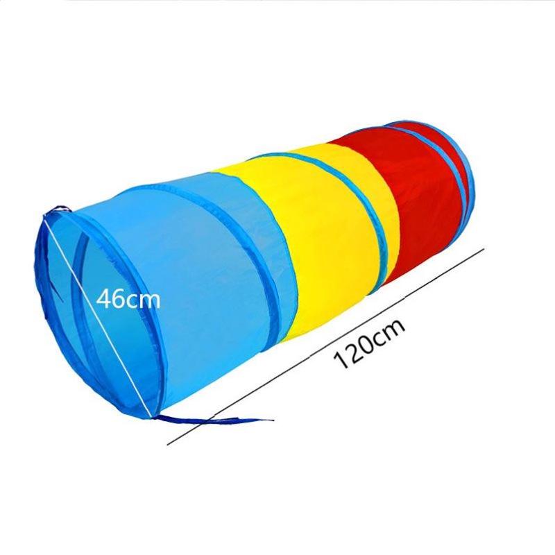 Sunshine Rainbow Children's Crawling Tunnel - Sensory Integration Training Tent for Infants and Toddlers