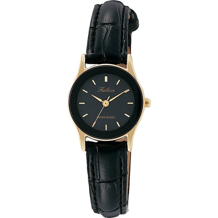 [Citizen Q&Q] Analog Watch Waterproof Leather Strap QA37-102 Women s Black