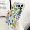 Transparent Scenery Lemon Pattern Printed Anti-Fall Phone Case for Lphone 17 16 15 14 13 12 11 ProMax 7 8  Silicone Soft Cover