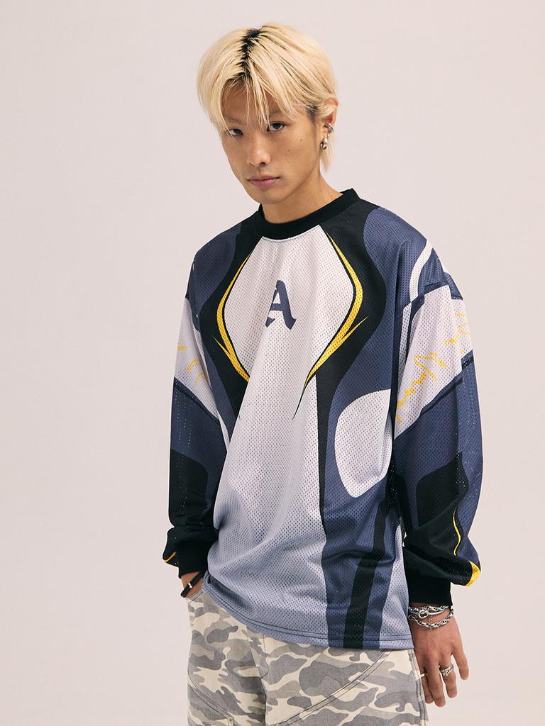 Akesi Speedy Mesh Jersey Long Sleeve - Grey