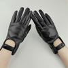 Ventilated Full Finger Gloves Punk Fashion Accents Soft Inner Lining Outdoor Motorcycle Use