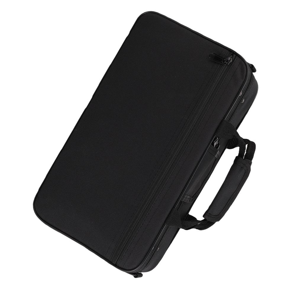 LADE Black Foam Padded Thickened Oxford Cloth Sotrage Bag with Strap for Clarinet