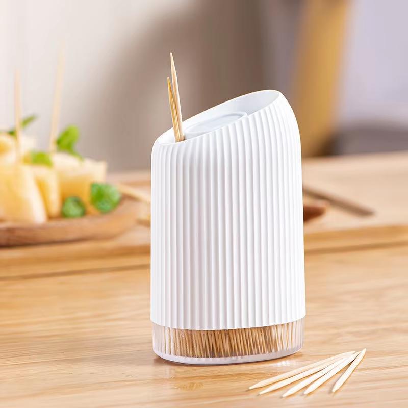 1pc Elegant Toothpick Dispenser, Portable and Reusable Toothpick Storage Box, Can Hold About 600 Toothpicks for Christmas Gifts