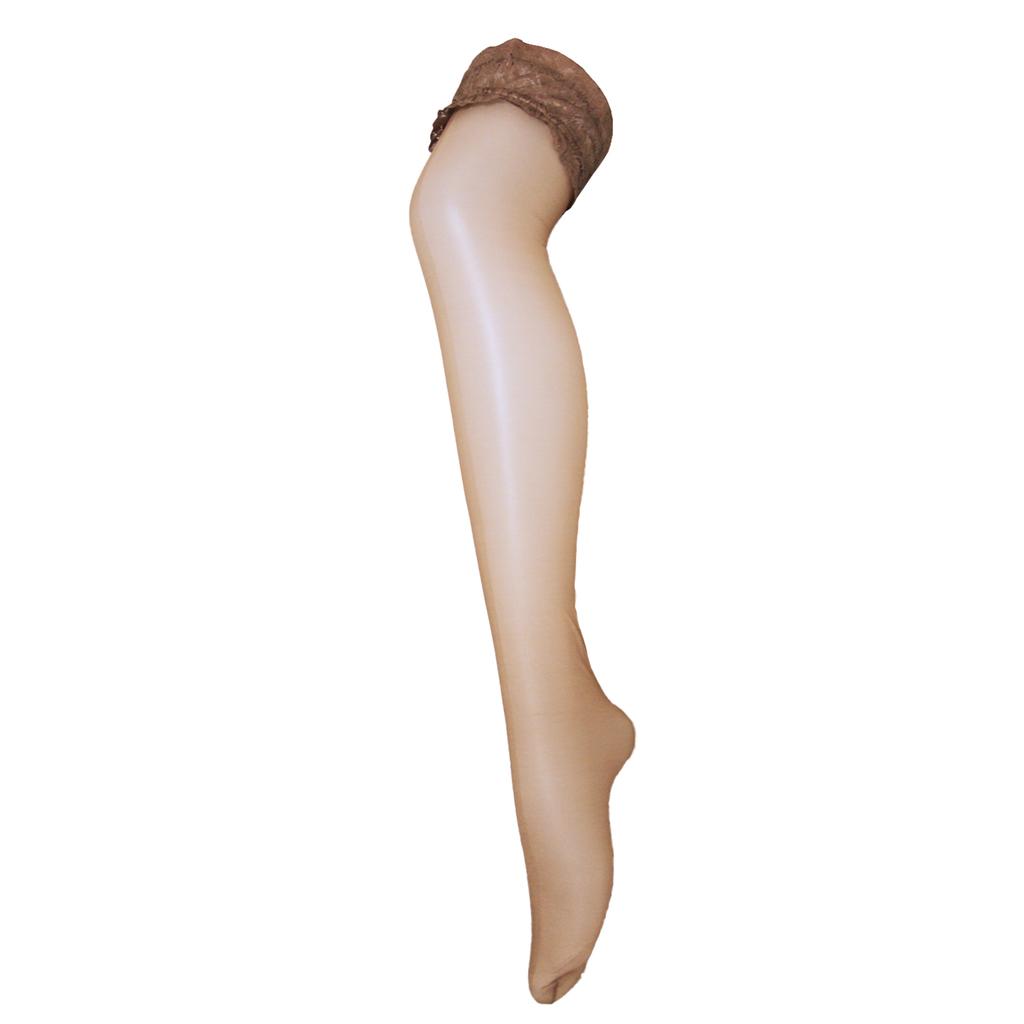 Couture Womens/Ladies Ultra Gloss Lace Top Hold Ups (1 Pair)