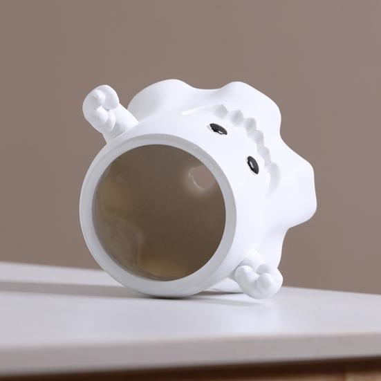 Ghost Flower Pot Succulents Planter with Ghost Plant Pot for Hole Resin Flip-off Home Office