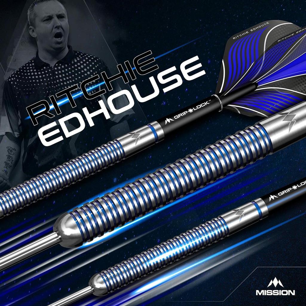 MISSION DARTS Mission darts Ritchie Edhouse AÇO 21g Ritchie Edhouse jogador modelo dardo barril dardo conjunto