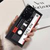 Vintage 90S Cassette Tape Pattern Soft Phone Case for Samsung Galaxy S24 S25 FE S26 Edge S23 Ultra S22 Plus S21 + Shockproof Cov