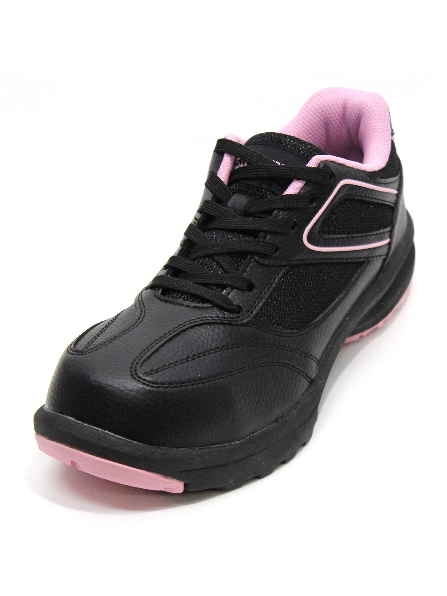 

Safety work resin toe heel shock medallion safety cm [Margo] shoes, shoes, women s, cap, lightweight, absorption, 507, black, 24.0 чорний