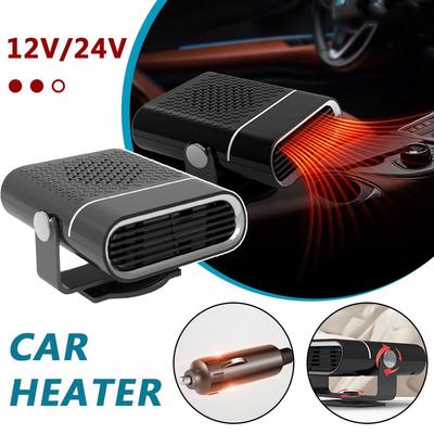 Ventilador Calentador de Coche Eléctrico 12V/24V Desempañador de Tablero Descongelación Calefacción de Parabrisas Ventilador Descongelador Accesorios Secador 120W C5A9
