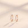 Premium Zircon Pearl Earrings Without Earrings, Women's Simple and Cold Wind Earbone Clips, Korean Personalized Earrings.