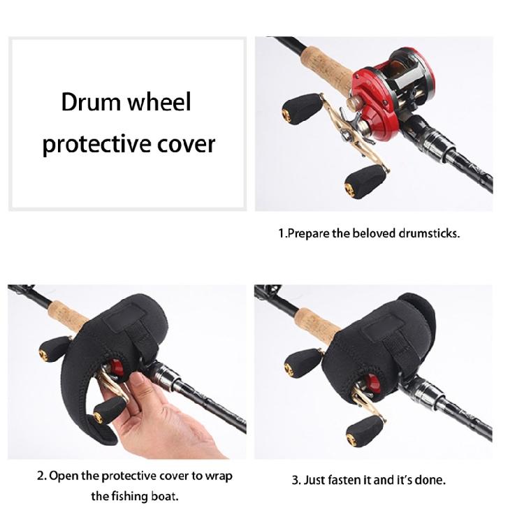 Scratchproof Portable Reel Pouch Fishing Reel Storage Pouch Bag Reel Protector Bag Casting Reel Case Portable