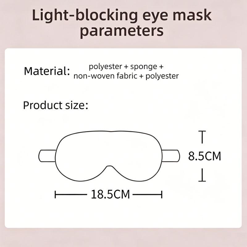 New Eye Mask Sleeping Blindfold for Eyes Sleep Mask Sleep Shade Bandage Travel Relax Rest Eye Cover Mask SMYZ009
