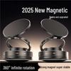 2025 Magnetic Metal Phone Holder with Vacuum Suction for Car Navigation - Foldable & Portable