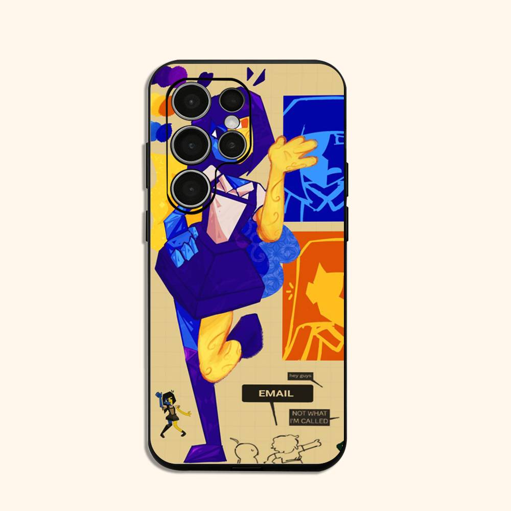 Anime E-Ena Graphic Sthetic Silicone Case For Samsung Galaxy S25 S24 S23 S22 S21 Shockproof Cover